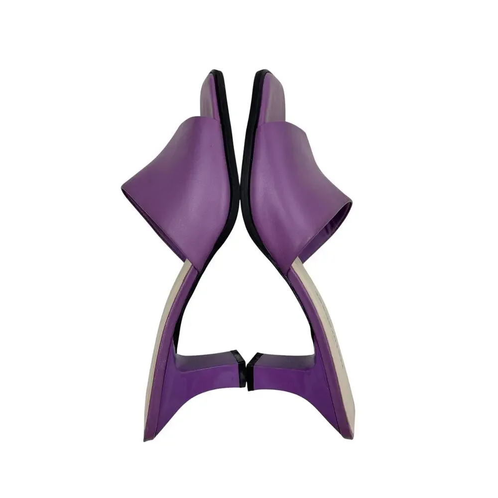 Y2K Naturalizer Purple Slip On Heeled Sandal